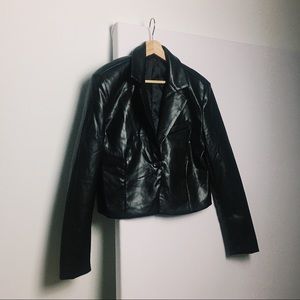 Vintage Faux Leather Jacket